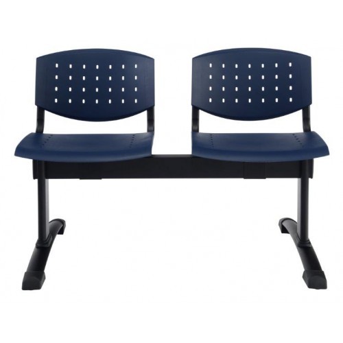 Plastová lavice do čekáren LAYER - 2-5 sedadel - výběr barevného provedení 